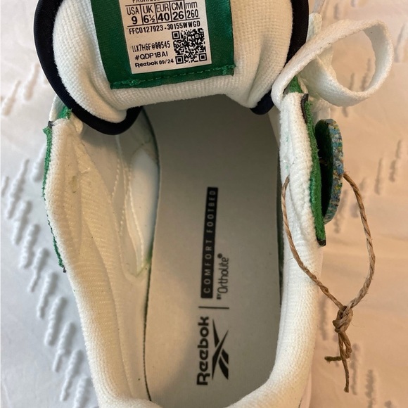 Reebox green and white size 9 - Picture 7 of 8